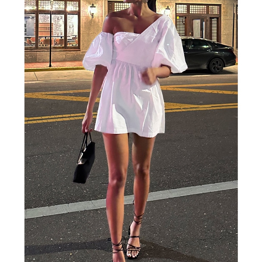 Showpo Sula Mini Dress in White